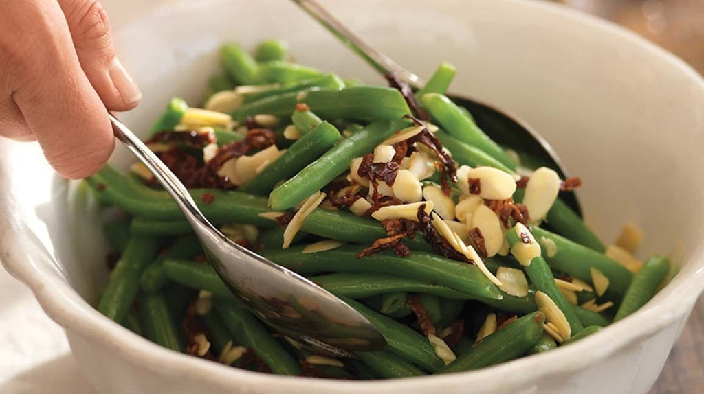 Haricots verts aux amendes