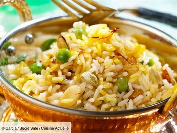 Riz biryani à l'indienne