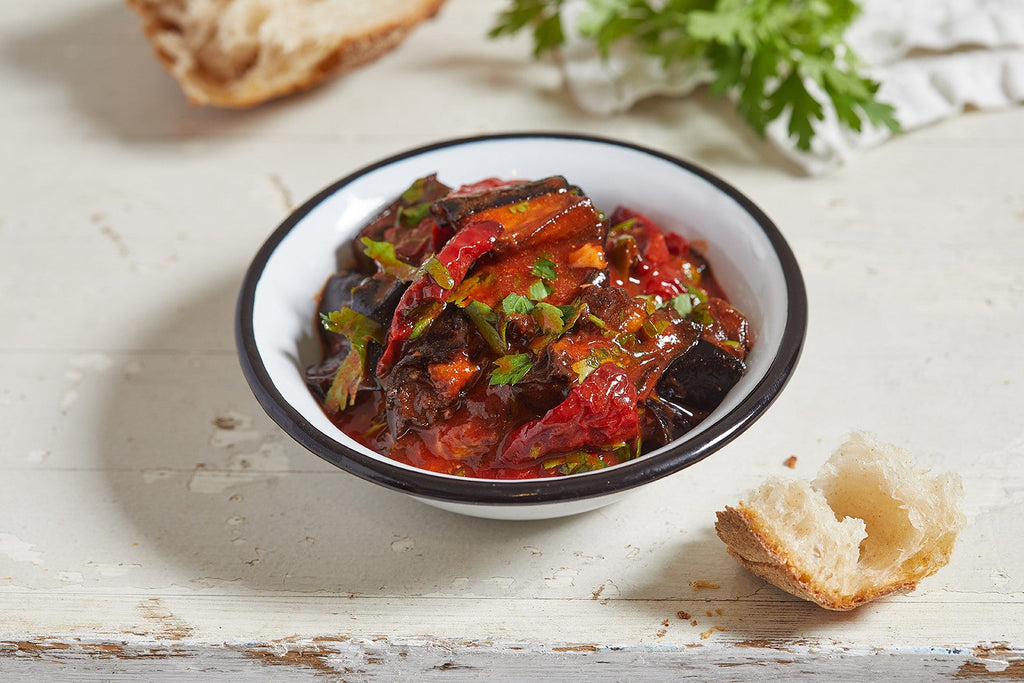 Salade d'aubergines à la marocaine