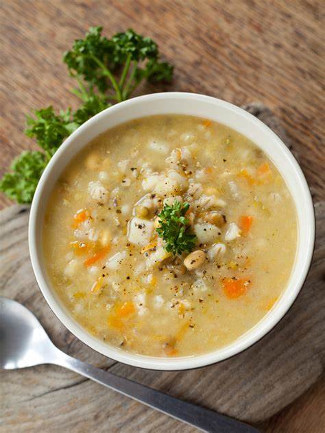 Soupe d'orge perlée -barley