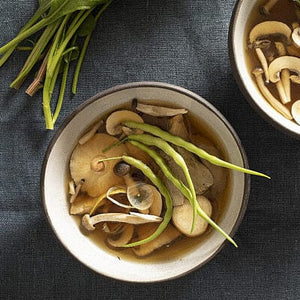 Soupe miso aux champignons