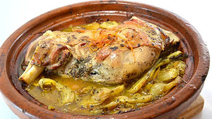 Tajine d'agneau au fenouil