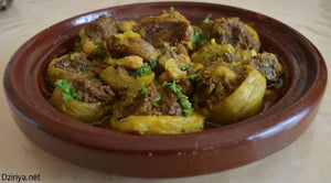 Tajine d'artichauts farcis à la viande