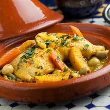 Tajine de viande, pommes de terre, carotte et épices