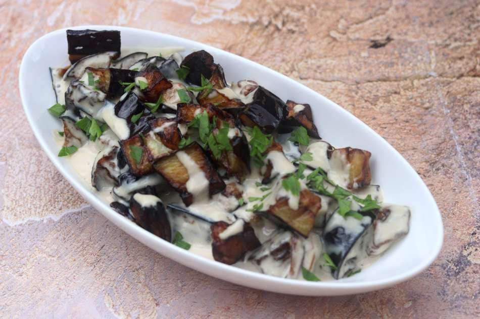 Salade d'aubergine à la Tehina