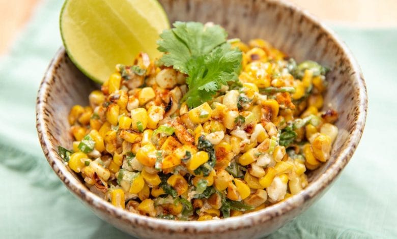 Salade de maïs de la rue mexicaine (esquites)